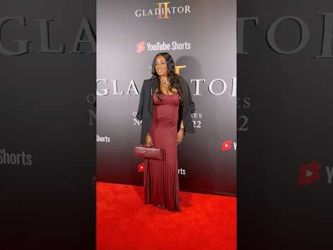 My first ​⁠@youtubecreators Red Carpet #youtubeshorts #YouTubeCreators #GladiatorII