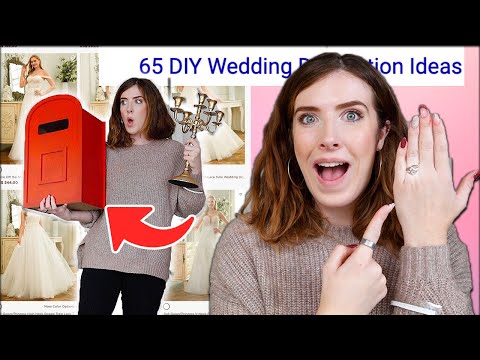 I’m ENGAGED!! Trying to DIY My Wedding… *painting literally everything*