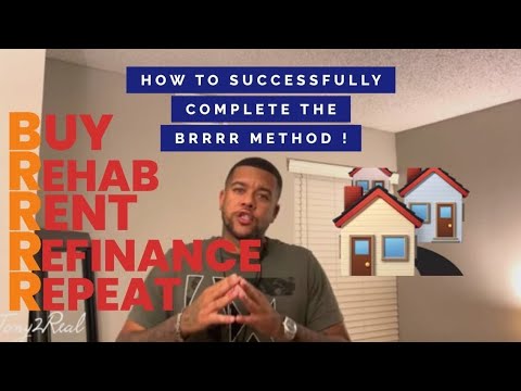 HOW TO DO THE BRRRR Method Strategy - Tony2real