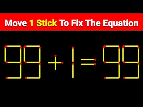 If you are genius solve this || Matchstick puzzle || Ep : 39