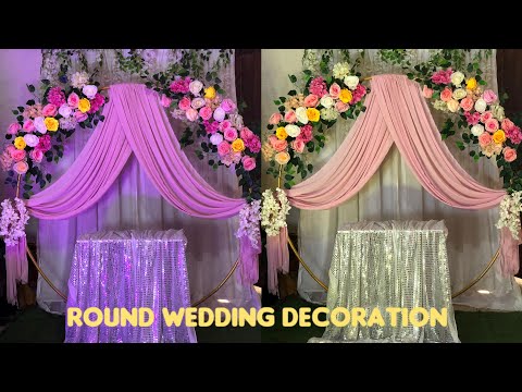 Round Wedding Decoration | Civil Wedding Philippines