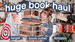 HUGE Book Haul 📦✨ 20+ books | Target + Amazon + Book Outlet