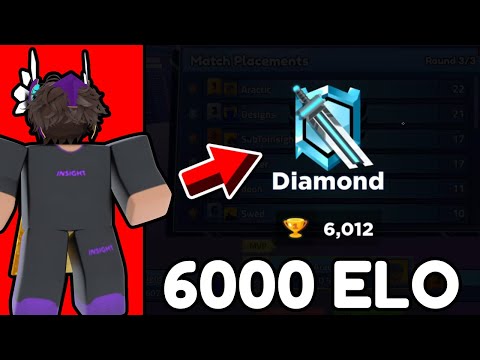 Reaching DIAMOND Rank In Roblox Blade Ball..