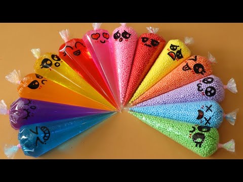 Making Slime with Piping Bags! Most Satisfying Slime Video★ASMR★#ASMR #PipingBags