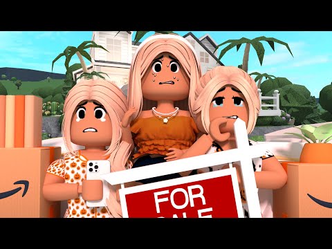 WE GOT EVICTED! *WE ARE HOMELESS, MOVING OUT!* VOICED Roblox Bloxburg Roleplay