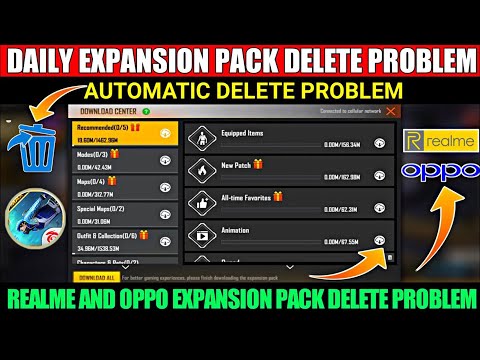 Free Fire Expansion Pack Delete Problem | Free Fire Collection Pack Auto Delete Problem | FREE FIRE