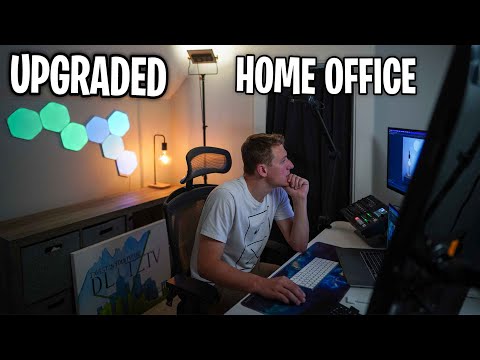 My PRODUCTIVE Home Office - YouTube Studio Tour & Desk Setup