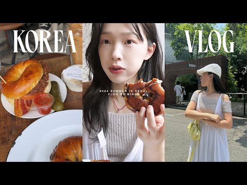 一週韓國VLOG🇰🇷漢南聖水弘大🛒倫敦貝果博物館/敲敲提拉米蘇/松露馬鈴薯麵🤤 | heyitsmindy