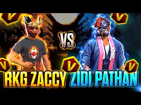 ZIDI PATHAN GAMING VS RKG ZACCY || INTENSE MATCH 🔥🔥