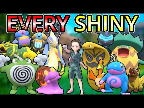 I Caught EVERY NEW SHINY Pokémon in the Teal Mask DLC