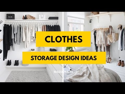 65+ Best Small Space Clothes Storage Design Ideas