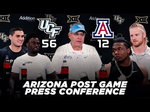 UCF Football Postgame Press Conference: UCF 56, Arizona 12 (Space Game 2024)