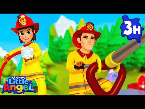 Firefighters To The Rescue | Kids Cartoons and Nursery Rhymes