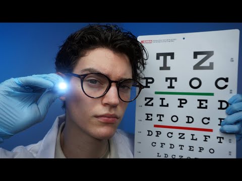 ASMR Relaxing Eye Exam | Personal Attention Doctor Roleplay