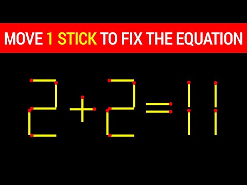 If you are genius solve this || Matchstick puzzle || Ep : 68