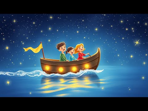 Row Row Row Your Boat | Fun Action Song for Kids | Classic Nursery Rhyme & Learning Video