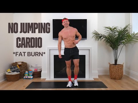 10 MIN NO JUMPING AT HOME CARDIO WORKOUT FOR FAT LOSS!