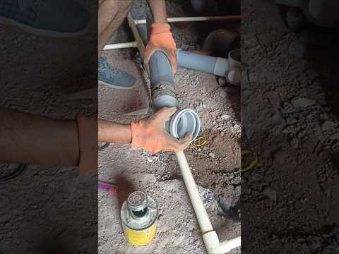 Pvc pipe fitting simple tips and trick #tips #trick #pipefitting #diy  #plumbing-hack #idea