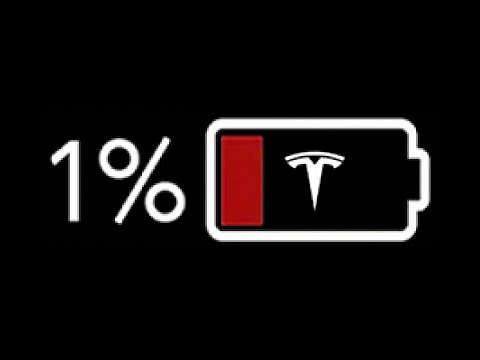 When Your Tesla is at 1%