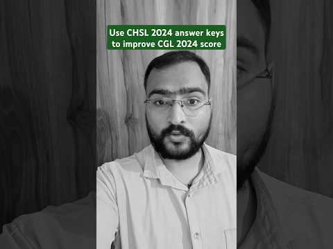 Use CHSL 2024 answer keys in this way #cgl2024 #ssccgl2024 #chsl2024