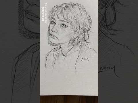 How to draw a portrait using loomis method #portraitdrawing #drawingtutorial