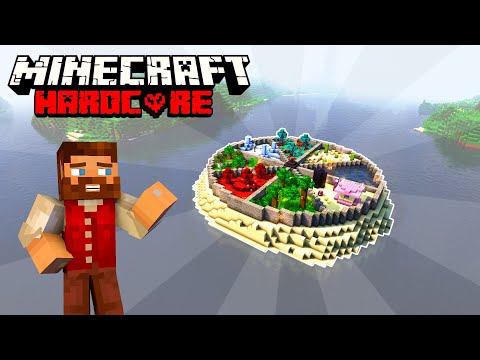 I Built a Custom BIOME PIZZA in Minecraft Hardcore