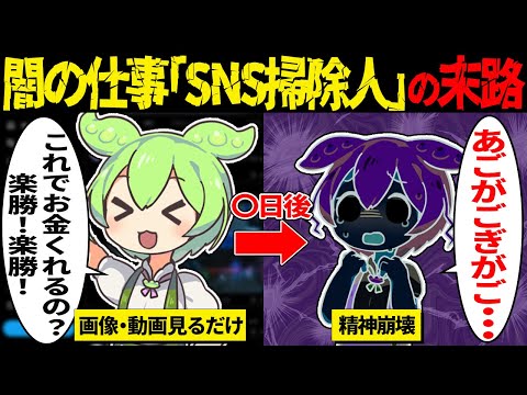 興味本位でSNS掃除人になったずんだもんの末路【ずんだもん＆ゆっくり解説】