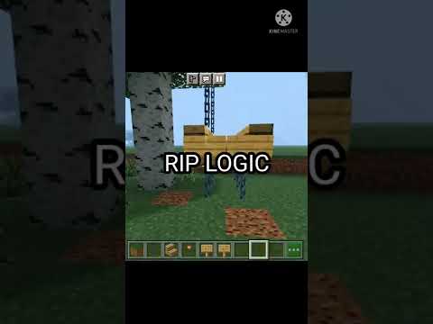 Minecraft build hacks of stairs but minecraft logics no make a gravity  #shorts