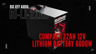 Introducing the Big Jeff Compact 22AH Lithium 6000W Battery BJ-LI-22AH