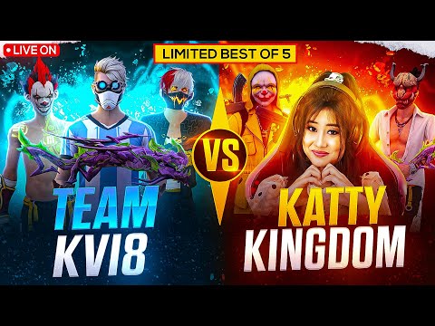 LIVE ON 🔴 TEAM KV18 VS KK ESPORTS 💙 Free Fire Live Telugu 🧡 #kv18 #dfg #nonstopgaming