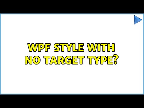 WPF Style with no target type?