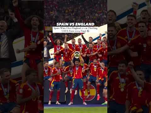 Spain win Euro 2024 with a 2-1 victory over England #veri5ed #dubai #sports