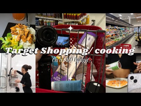 VLOG: Target Shopping on a Budget..+ Cooking