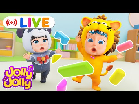 LIVE🔴London Bridge Is Falling Down, Five little ducks + More | Jolly Jolly & Friend - New Kids Songs