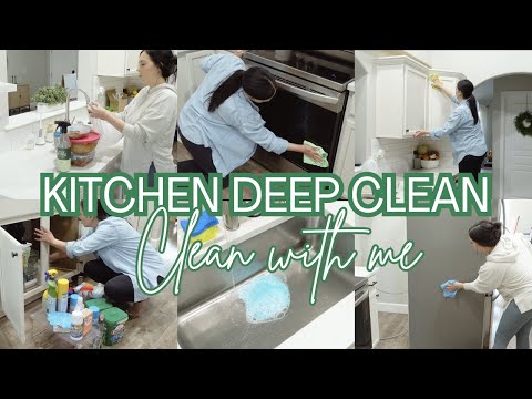 KITCHEN DEEP CLEAN | CLEAN WITH ME | SPEED CLEANING