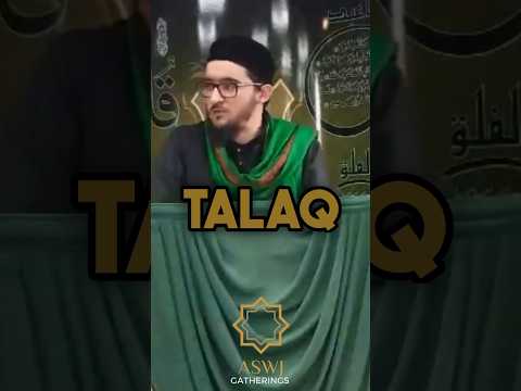 TALAQ! TALAQ! TALAQ! | Imam Muhammad Ali