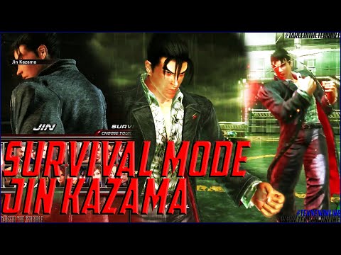 JIN KAZAMA [SURVIVAL MODE] PART 1 #TEKKEN