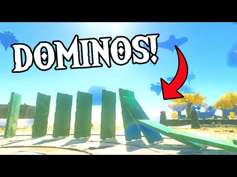 Building DOMINOS! Link's NEW Minigame in Tears of the Kingdom