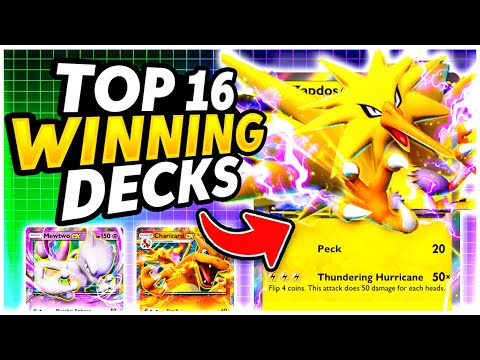 TOP 16 Winning Decks in HUGE 512 Player Tournament - Pokemon Pocket