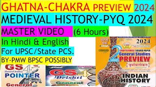 Ghatna Chakra Medieval History In English 2024 | Ghatna Chakra Medieval History Master Video 2024