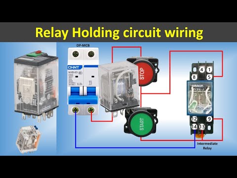 Relay connection | Relay Holding Wiring Circuit | what is Relay @Electricalgenius