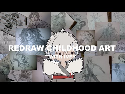 【Drawing Stream】Redraw Childhood Art