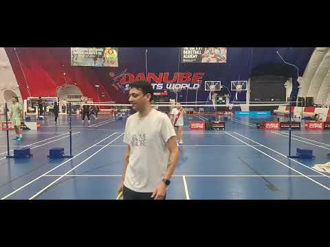 Mixed Doubles Badminton Match 🏸 Meiki And Naggy Vs Yifan And Rauf #badminton #badmintonlover #badmi