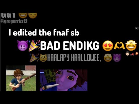 The bad ending 😱🤬 buoit it’s edited 🤓☝️FNaF SB #fivenightsatfreddyssecuritybreach #fnaf HAPPY HW!