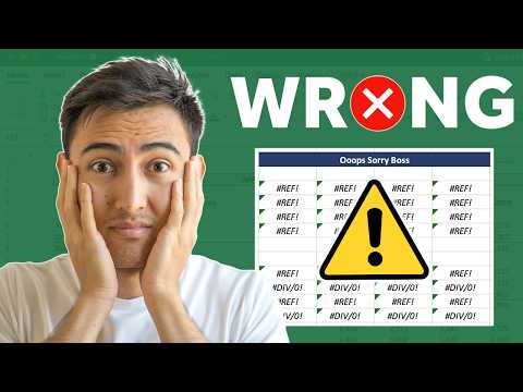 8 Things You're Doing WRONG in Excel: Must-Know for Business & Finance Professionals