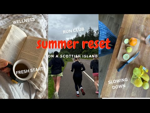 RESET with me for a new month on a Scottish Island