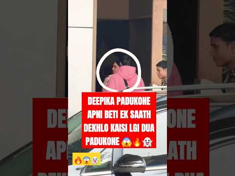 Ranveer Singh Deepika Padukone Spotted with daughter Dua Padukone#shorts