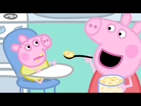 Peppa Pig Tries to Feed Baby Alexander 🐷👶 Peppa Pig Official Channel Family Kids Cartoons