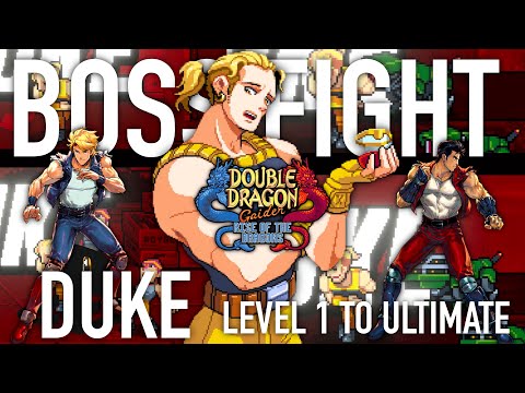 Double Dragon Gaiden: Rise of the Dragons Boss fight Duke all Level