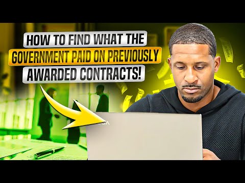 How to find what the government paid on previously awarded contracts! #govcon #governmentcontracting